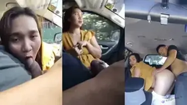 Nekat Di Mobil Parkiran Bersama Tante Cantik