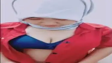 Ukhti Dede Hijab Cantik Live Bersantai Kasur